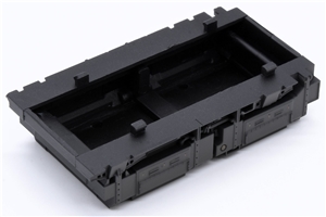 Battery boxes - ASM5 - black weathered for Class 47 Branchline model number 31-659