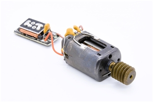 Motor with capacitor & PCB for 56XX 0-6-2 Branchline model number 32-075.  our old part number 075-007