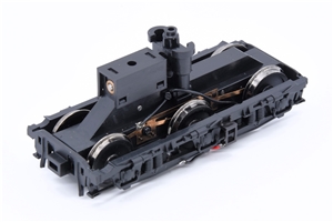 Complete bogie New Type with covered worm - plain black - with steps for Class 55 Deltic Branchline model number 32-525