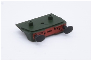 Buffer Beam bottom part with buffers attached - Green for Class 31 Graham Farish model 371-110