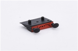 Front buffer beam assembly with buffers - Black Sides & Red Beam for Class 31  New 2020 Tooling  Graham Farish model 371-135