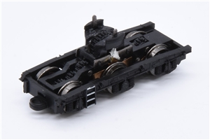 Complete Power Bogie - Plain Black with white striped steps - No coupling or pocket for Class 60 Graham Farish model 371-350A/352/353/354/
355/356/357/358/350Y