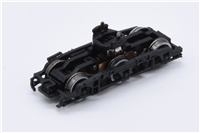 Complete Power Bogie - Black with white rimmed wheels  for Class 47 Graham Farish model 370-430